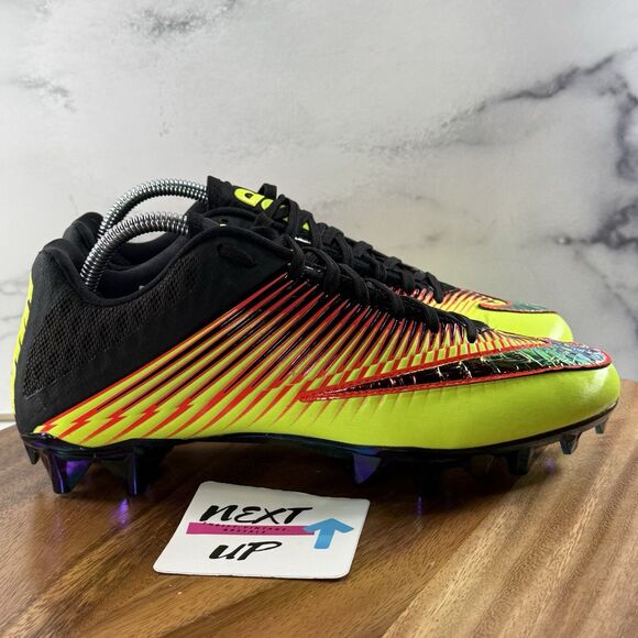 Men’s 9-Nike Vapor Speed 2 TD ‘TD Champ’ 864959-078 Black Volt Football Cleats